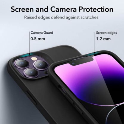 ESR Classic HaloLock MagSafe Case - хибриден кейс с висока степен на защита с MagSafe за iPhone 14 Pro Max (черен)  5