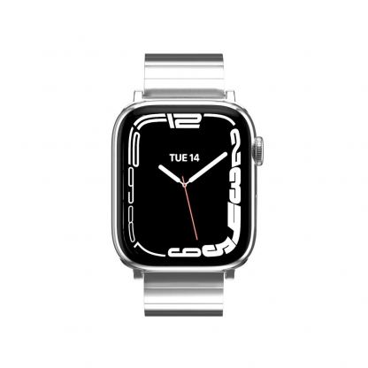 Mageasy Maestro M Magnetic Strainless Steel Band - стоманена, неръждаема каишка за Apple Watch 38мм, 40мм, 41мм (сребрист) 2