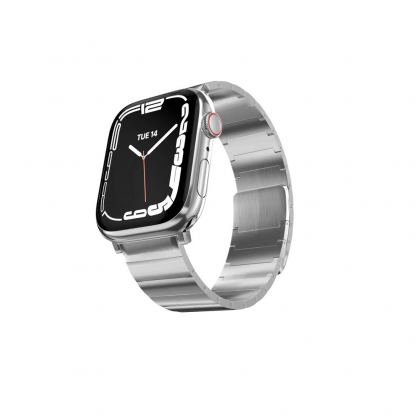 Mageasy Maestro M Magnetic Strainless Steel Band - стоманена, неръждаема каишка за Apple Watch 38мм, 40мм, 41мм (сребрист) 6