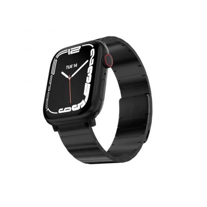 Mageasy Maestro M Magnetic Strainless Steel Band - стоманена, неръждаема каишка за Apple Watch 42мм, 44мм, 45мм, 46мм, Ultra 49мм (черен) 6