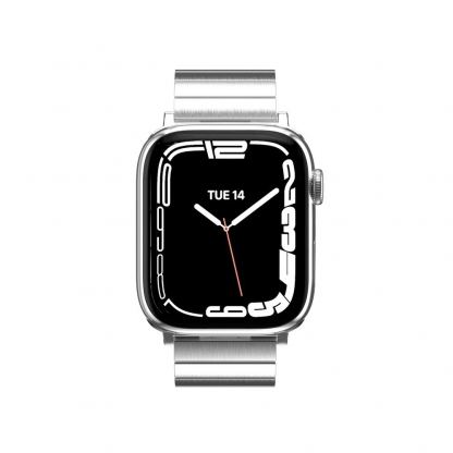 Mageasy Maestro Stainless Steel Band - стоманена, неръждаема каишка за Apple Watch 38мм, 40мм, 41мм (сребрист) 3