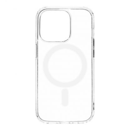 Tactical MagForce TPU Cover - хибриден удароустойчив кейс с MagSafe за iPhone 14 Pro (прозрачен)  2