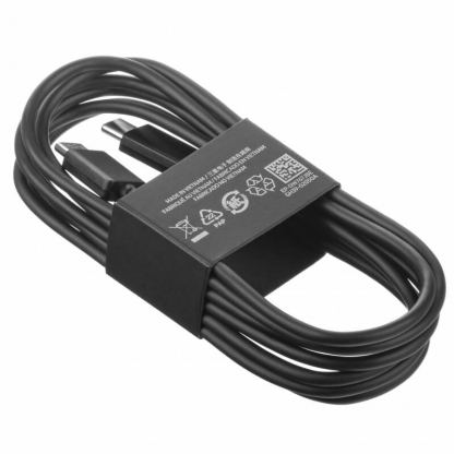 Samsung USB-C to USB-C Cable 3A EP-DW767JBE - кабел за устройства с USB-C порт (180 см) (черен) (bulk) 2