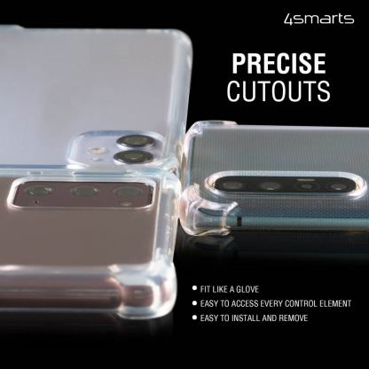 4smarts Hard Cover Ibiza MagSafe Case - хибриден удароустойчив кейс с MagSafe за iPhone 14 Pro (прозрачен) 6