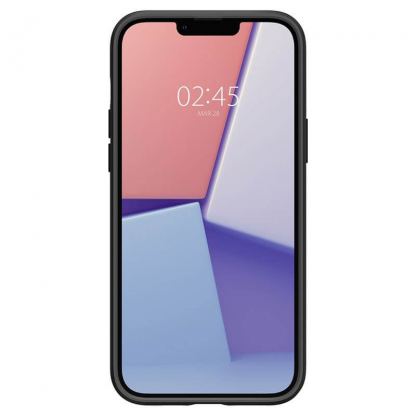 Spigen Liquid Air Case - силиконов (TPU) калъф с висока степен на защита за iPhone 14 (черен) 3