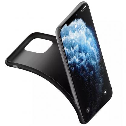 3MK Matt Case - силиконов (TPU) калъф за iPhone 14 Pro (черен) 4
