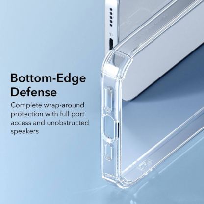 ESR Krystec HaloLock Case - хибриден кейс с висока степен на защита за iPhone 14 Pro (прозрачен) 6