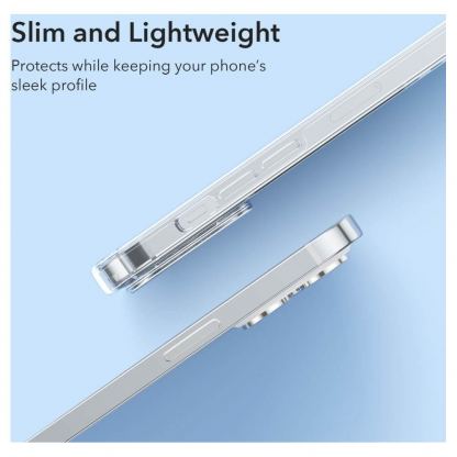 ESR Krystec HaloLock Case - хибриден кейс с висока степен на защита за iPhone 14 Pro (прозрачен) 7