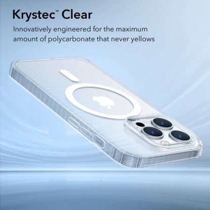 ESR Krystec HaloLock MagSafe Case - хибриден кейс с висока степен на защита с MagSafe за iPhone 14 Pro Max (прозрачен) 2