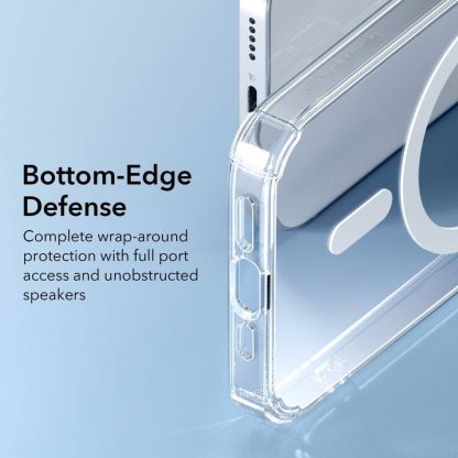 ESR Krystec HaloLock MagSafe Case - хибриден кейс с висока степен на защита с MagSafe за iPhone 14 Pro Max (прозрачен) 4