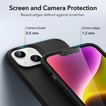 ESR CH HaloLock MagSafe Case - хибриден удароустойчив кейс с MagSafe за iPhone 14, iPhone 13 (черен) 4