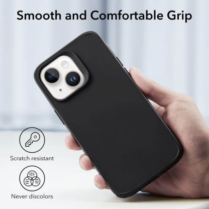 ESR CH HaloLock MagSafe Case - хибриден удароустойчив кейс с MagSafe за iPhone 14, iPhone 13 (черен) 5