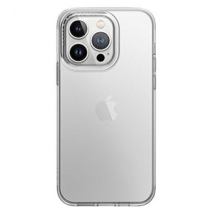 Uniq AirFender Slim Flexible Case - удароустойчив силиконов (TPU) калъф за iPhone 14 Pro Max (прозрачен) 2