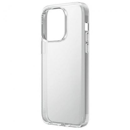 Uniq AirFender Slim Flexible Case - удароустойчив силиконов (TPU) калъф за iPhone 14 Pro Max (прозрачен) 3