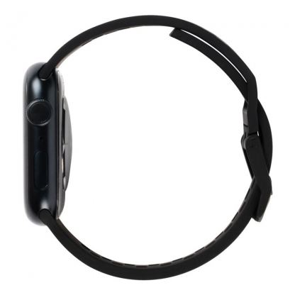 Urban Armor Gear Civilian New Strap - изключително здрава силиконова каишка за Apple Watch 42мм, 44мм, 45мм, 46мм, Ultra 49мм (черен) 7