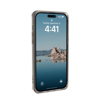 Urban Armor Gear Plyo MagSafe Case - удароустойчив хибриден кейс за iPhone 14 Pro Max (черен-прозрачен) 7