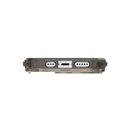 Urban Armor Gear Plyo MagSafe Case - удароустойчив хибриден кейс за iPhone 14 Pro (черен-прозрачен) 11