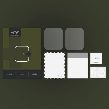 Hofi Hydroflex Pro Plus Screen Protector - два броя прозрачни защитни покрития за дисплея на Apple Watch 44мм, 45мм (прозрачен) 2