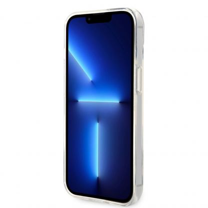 Karl Lagerfeld Choupette Logo Case - дизайнерски кейс с висока защита за iPhone 14 (прозрачен) 4