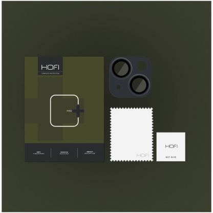 Hofi FullCam Pro Plus Lens Protector - предпазна метална плочка за камерата на iPhone 14, iPhone 14 Plus (черен) 2