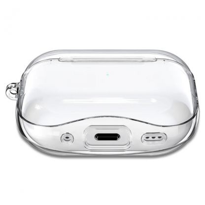 Spigen Ultra Hybrid Case - хибриден удароустойчив кейс с карабинер за Apple Airpods Pro 2 (прозрачен)  3