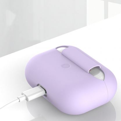Tech-Protect Icon TPU Case - силиконов (TPU) калъф за Apple AirPods Pro (лилав) 2