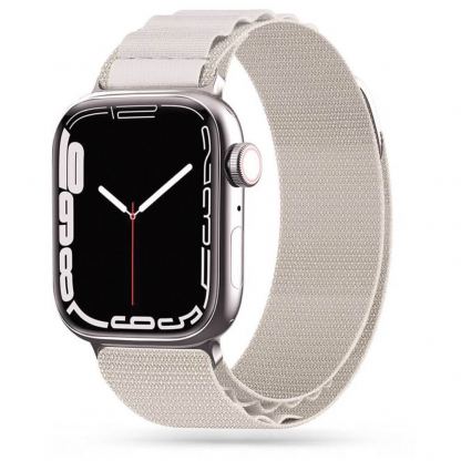 Tech-Protect Nylon Pro Band - текстилна каишка за Apple Watch 42мм, 44мм, 45мм, 46мм, Ultra 49мм (бежав) 2
