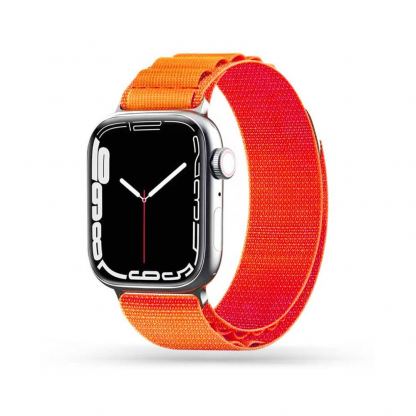 Tech-Protect Nylon Pro Band - текстилна каишка за Apple Watch 42мм, 44мм, 45мм, 46мм, Ultra 49мм (оранжев) 2