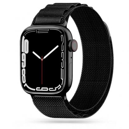 Tech-Protect Nylon Pro Band - текстилна каишка за Apple Watch 42мм, 44мм, 45мм, 46мм, Ultra 49мм (черен) 2