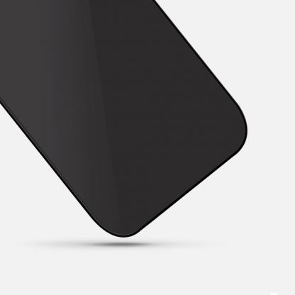 Uniq Optix Privacy Full Cover Tempered Glass - калено стъклено защитно покритие с определен ъгъл на виждане за дисплея на iPhone 14 Pro (черен-прозрачен) 2