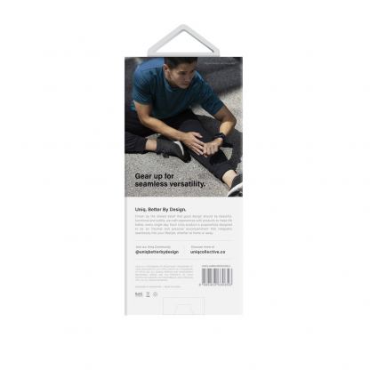 Uniq Monos 2in1 Protective Case With Strap - удароустойчив TPU кейс с вградена каишка за Apple Watch 44мм, 45мм (син) 2