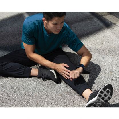 Uniq Monos 2in1 Protective Case With Strap - удароустойчив TPU кейс с вградена каишка за Apple Watch 44мм, 45мм (син) 6