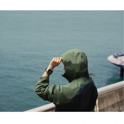 Uniq Monos 2in1 Protective Case With Strap - удароустойчив TPU кейс с вградена каишка за Apple Watch 44мм, 45мм (син) 7