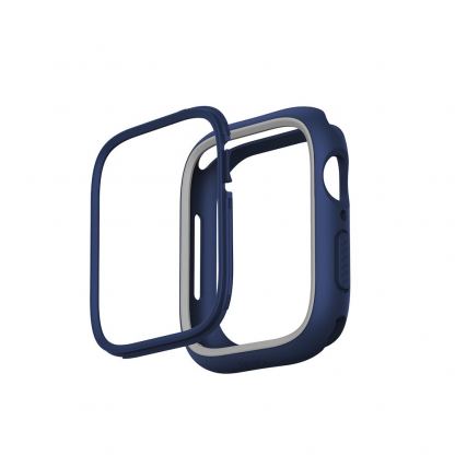 Uniq Moduo Apple Watch Case - силиконов (TPU) кейс с две сменяеми поликарбонатни части за Apple Watch 7 45мм, Apple Watch 8 45мм (син) 6