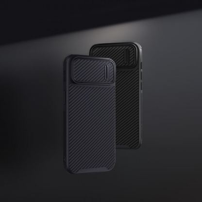 Nillkin Synthetic Fiber S Case - хибриден удароустойчив кейс за iPhone 14 (черен) 7