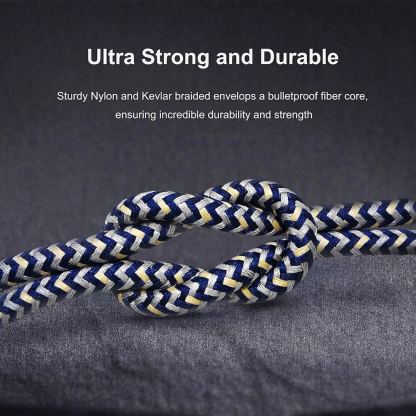 Zendure SuperCord USB-A to USB-C Cable 3A - здрав плетен кабел с USB-C порт (100 см) (черен) 7
