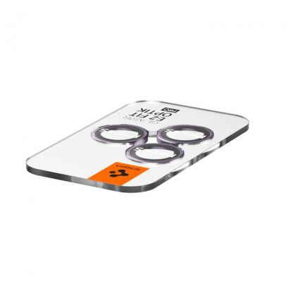 Spigen Optik Pro tR Ez Fit Lens Protector - 2 комплекта предпазни стъклени лещи за камерата на iPhone 14 Pro, iPhone 14 Pro Max (лилав) 5