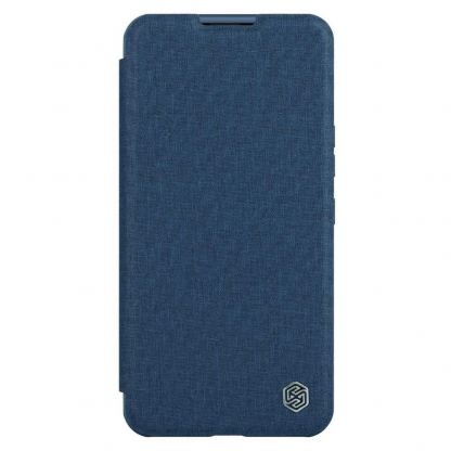 Nillkin Qin Book Pro Leather Flip Case - кожен калъф, тип портфейл за iPhone 14 Pro (син) 6