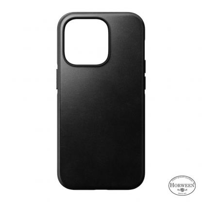 Nomad Modern Horween Leather MagSafe Case - кожен (естествена кожа) кейс с MagSafe за iPhone 14 Pro Max (черен)
