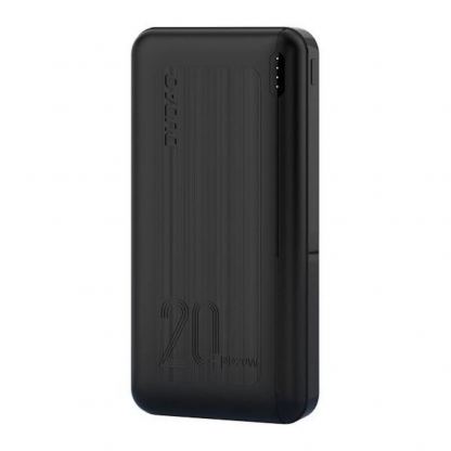 Dudao K12PQPlus Power Bank 20000mAh 20W PD - външна батерия с два USB-A и един USB-C изходи и технология за бързо зареждане (черен) 2