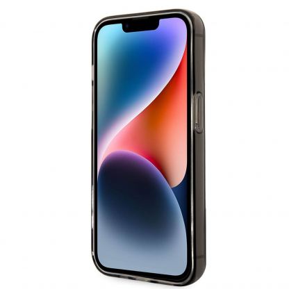 Karl Lagerfeld IML Ikonik NFT Case - дизайнерски силиконов кейс за iPhone 14 Pro Max (черен) 4