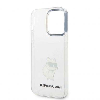 Karl Lagerfeld IML Choupette NFT Case - дизайнерски силиконов кейс за iPhone 14 Pro (прозрачен) 5