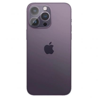 Spigen Optik Lens Protector - комплект 2 броя предпазни стъклени протектора за камерата на iPhone 14 Pro, iPhone 14 Pro Max (прозрачен) 6