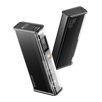 4smarts Power Bank Lucid Block 18000 mAh 22.5W - външна батерия с 2xUSB-A, 1xUSB-C и 1xLightning портове с технология за бързо зареждане (черен) 8