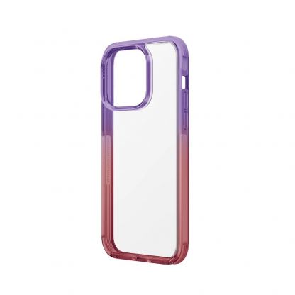 Uniq Combat Duo Case - хибриден удароустойчив кейс за iPhone 14 Pro (лилав-розов) 2