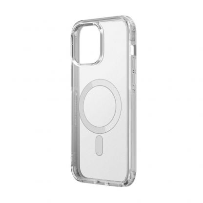 Uniq Combat MagClick Case - хибриден удароустойчив кейс за с MagSafe за iPhone 14 Pro Max (прозрачен) 2