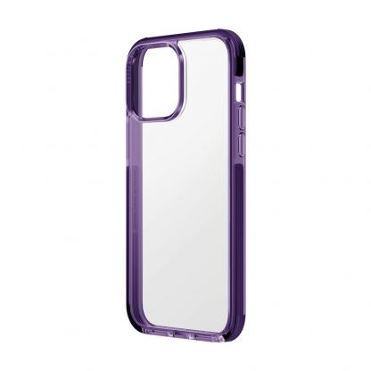 Uniq Combat Case - хибриден удароустойчив кейс за iPhone 14 Pro Max (лилав-прозрачен) 3