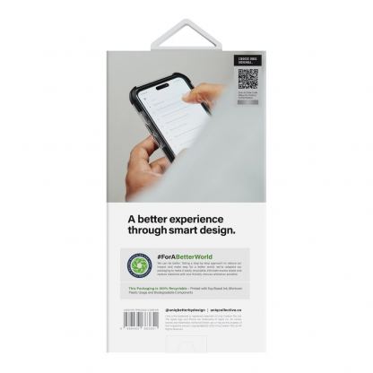 Uniq Combat Case - хибриден удароустойчив кейс за iPhone 14 Pro Max (лилав-прозрачен) 7