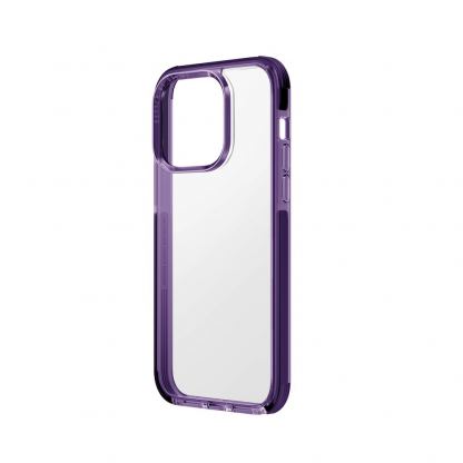 Uniq Combat Case - хибриден удароустойчив кейс за iPhone 14 Pro (лилав-прозрачен) 3