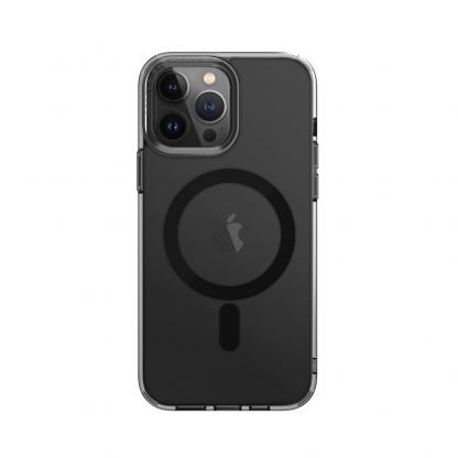 Uniq LifePro Xtreme Magnetic Case - хибриден удароустойчив кейс с MagSafe за iPhone 14 Pro Max (черен-прозрачен) 2